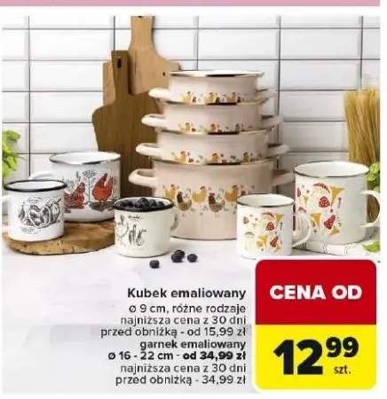 kubek emaliowany