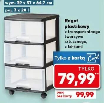 regał plastikowy