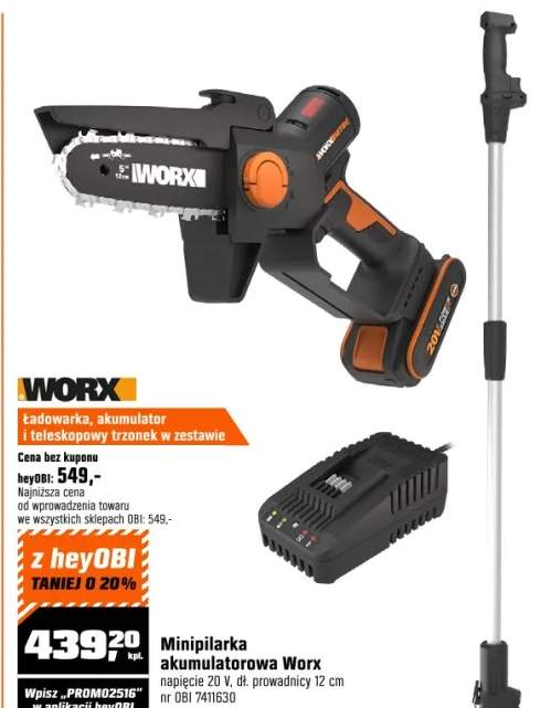 pilarka akumulatorowa