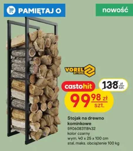 stojak na drewno