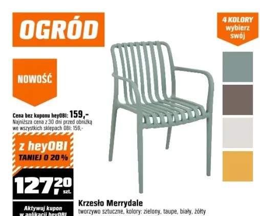 krzesło ogrodowe