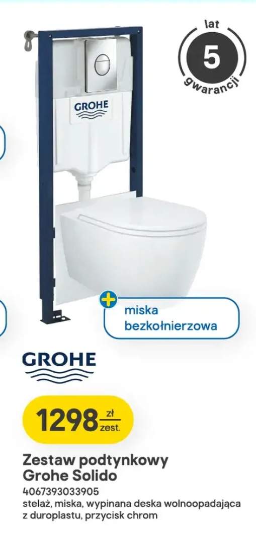 Zestaw podtynkowy Grohe Solido