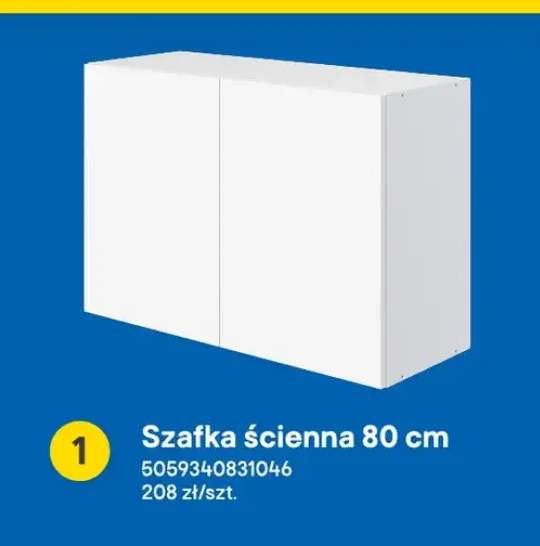 Szafka ścienna Pragma 80 cm