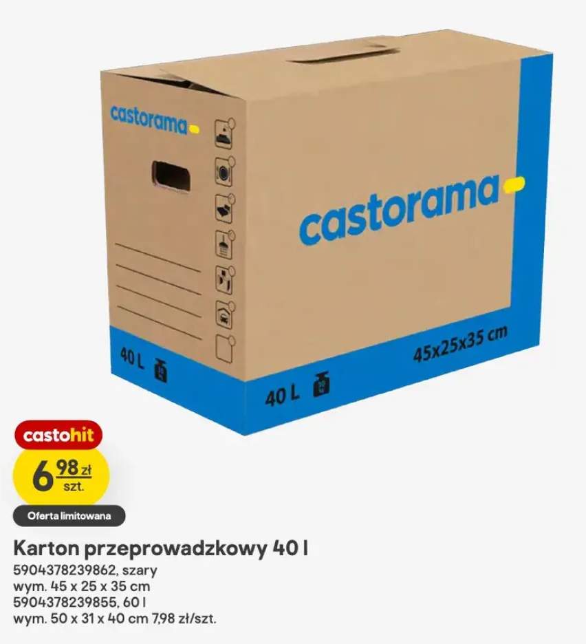 Karton przeprowadzkowy Castorama 40 l