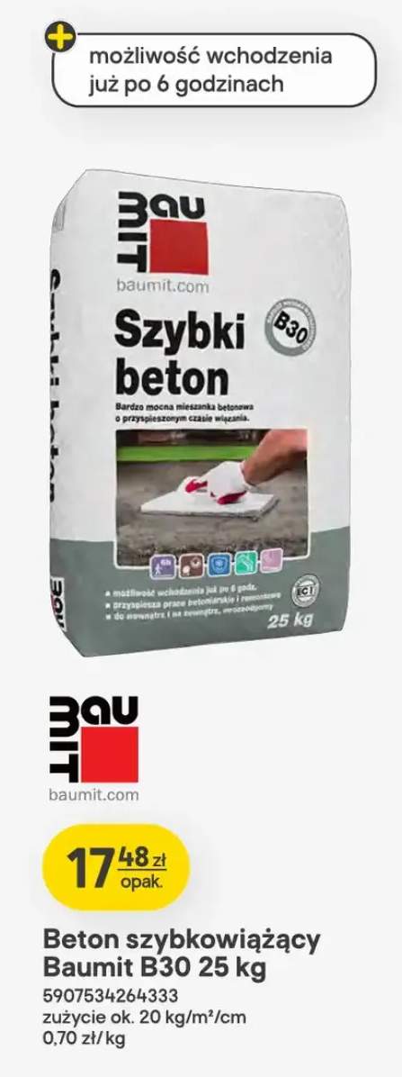 Beton szybkowiążący Baumit B30