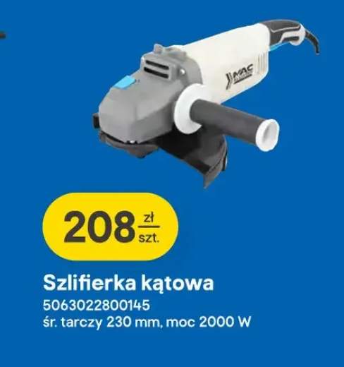 Szlifierka kątowa Mac Allister 230 mm