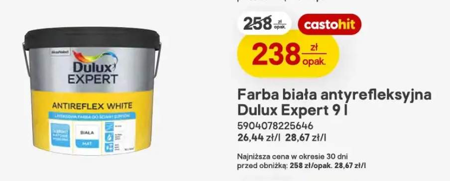Farba biała antyrefleksyjna Dulux Expert