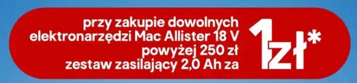 Zestaw zasilający Mac Allister