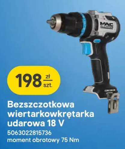 Bezszczotkowa wiertarkowkrętarka udarowa Mac Allister
