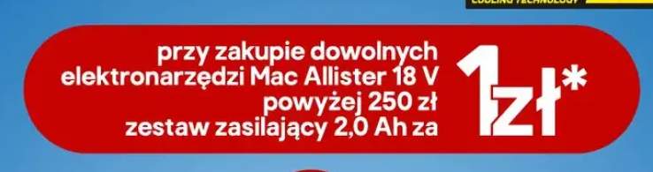 Zestaw zasilający Mac Allister