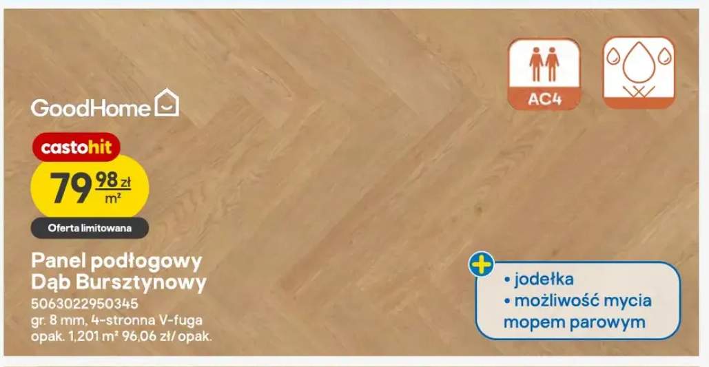 Panel podłogowy GoodHome Dąb Bursztynowy