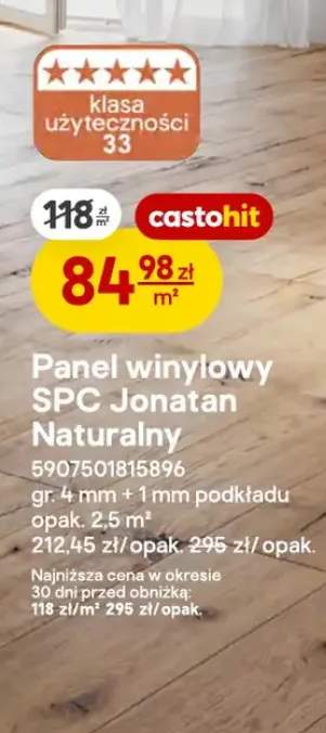 Panel winylowy SPC Jonatan Naturalny