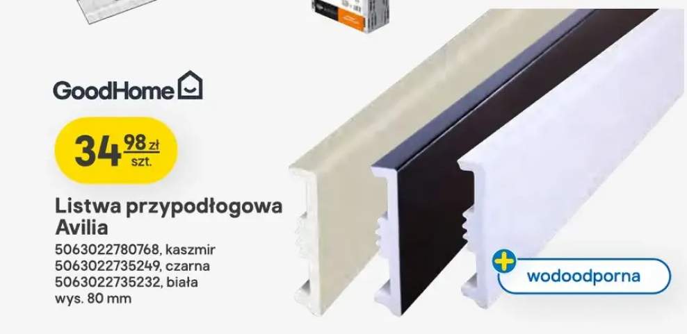 Listwa przypodłogowa GoodHome Avilia