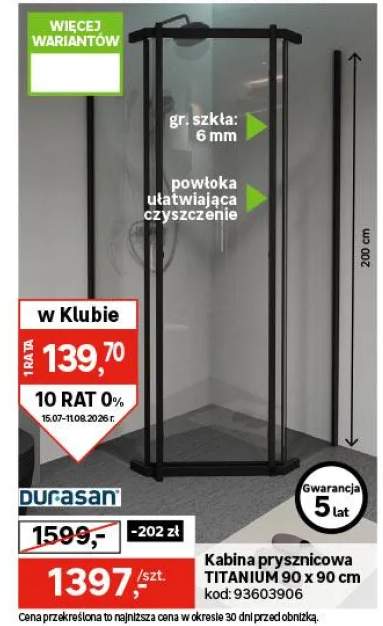kabina prysznicowa
