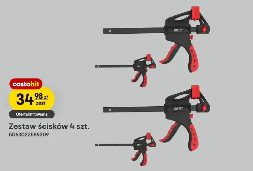 Zestaw ścisków 4 szt. Forge Steel