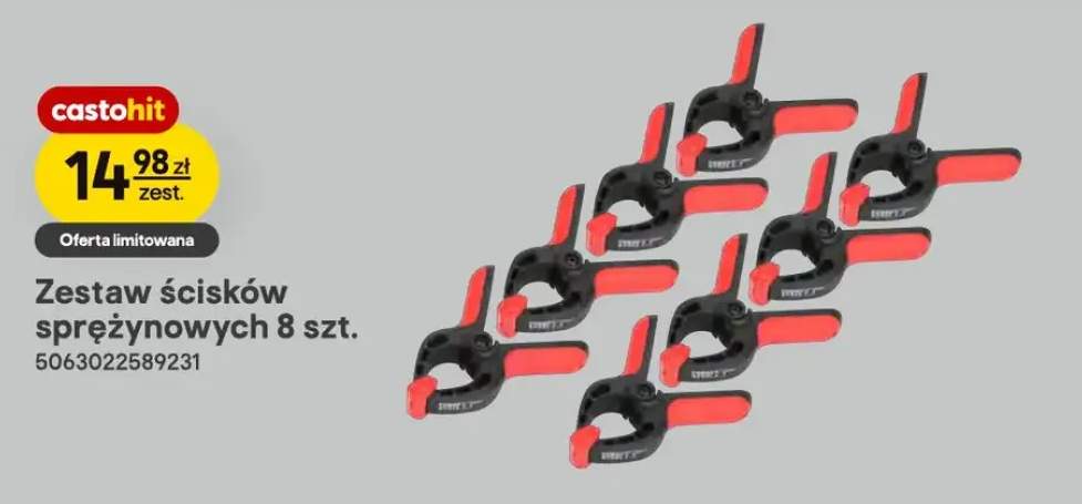 Zestaw ścisków sprężynowych 8 szt. Forge Steel