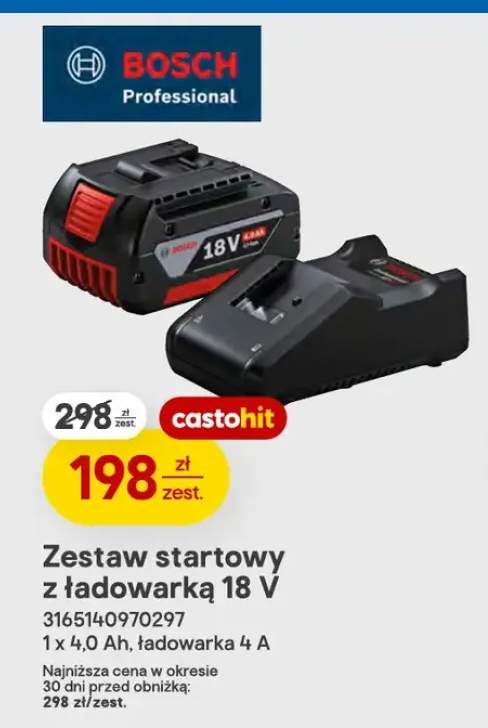Zestaw startowy z ładowarką Bosch