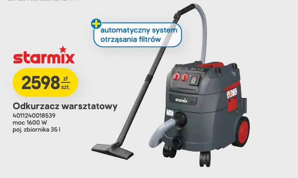 Odkurzacz warsztatowy Starmix